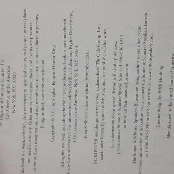 Stephen King & Owen Kings Sleeping Beauties First Edition Hardback Great Shape - Picture 3 of 4